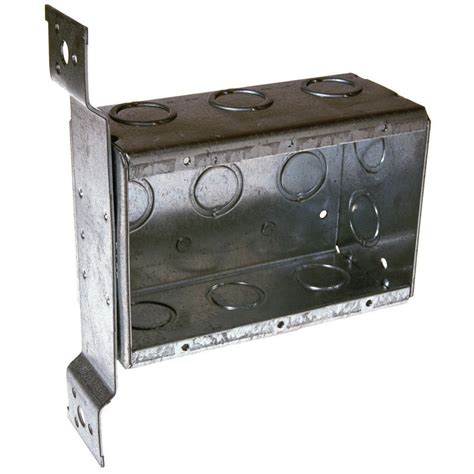 lowes 3 gang metal box|lowe's electrical outlet box.